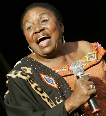 Miriam Makeba. Mats Andersson/Scanpix